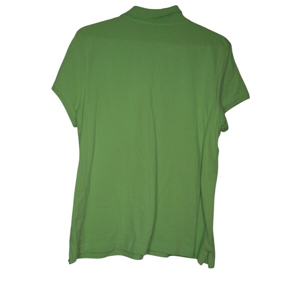 Izod Women's Size XL Spring Green cotton blend short sleeve Polo Shirt - Picture 3 of 3